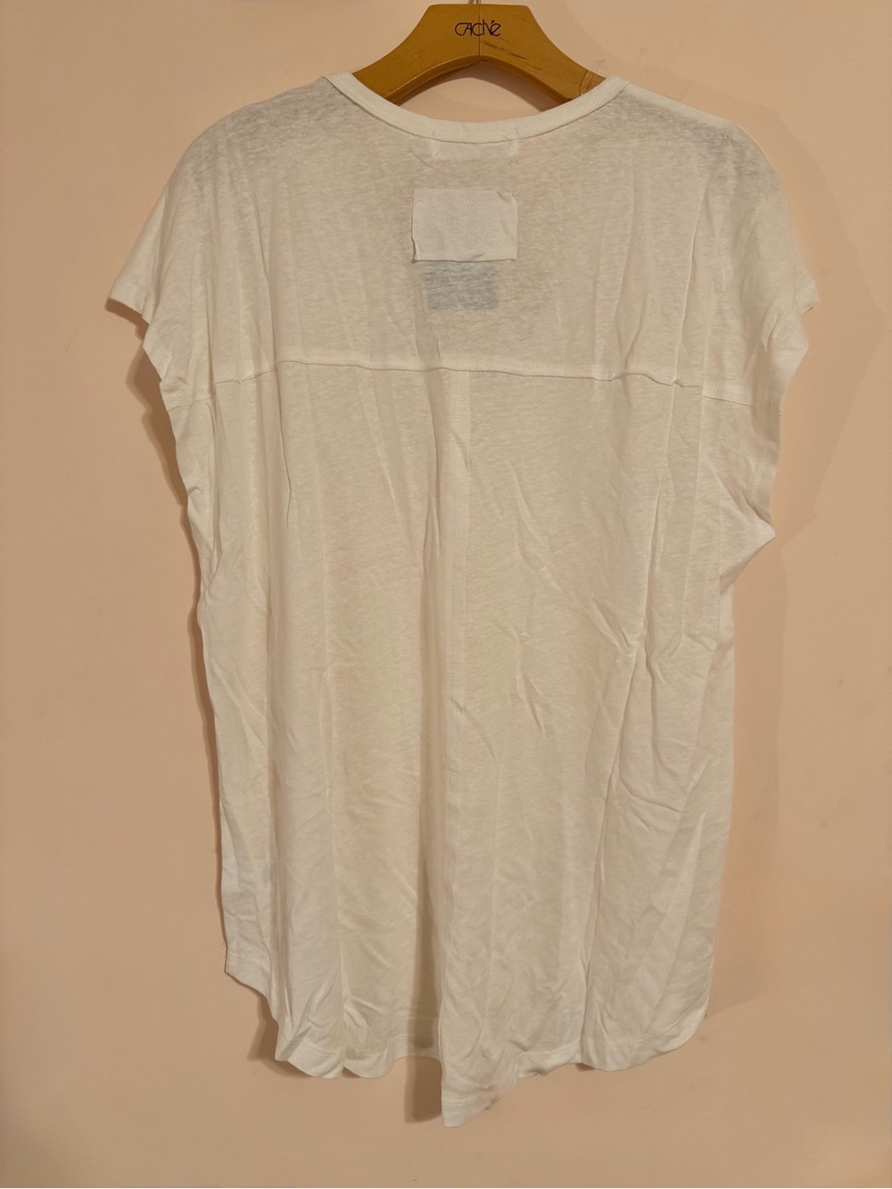 NWT White Linen Blend Shift Top - Picture 4 of 9